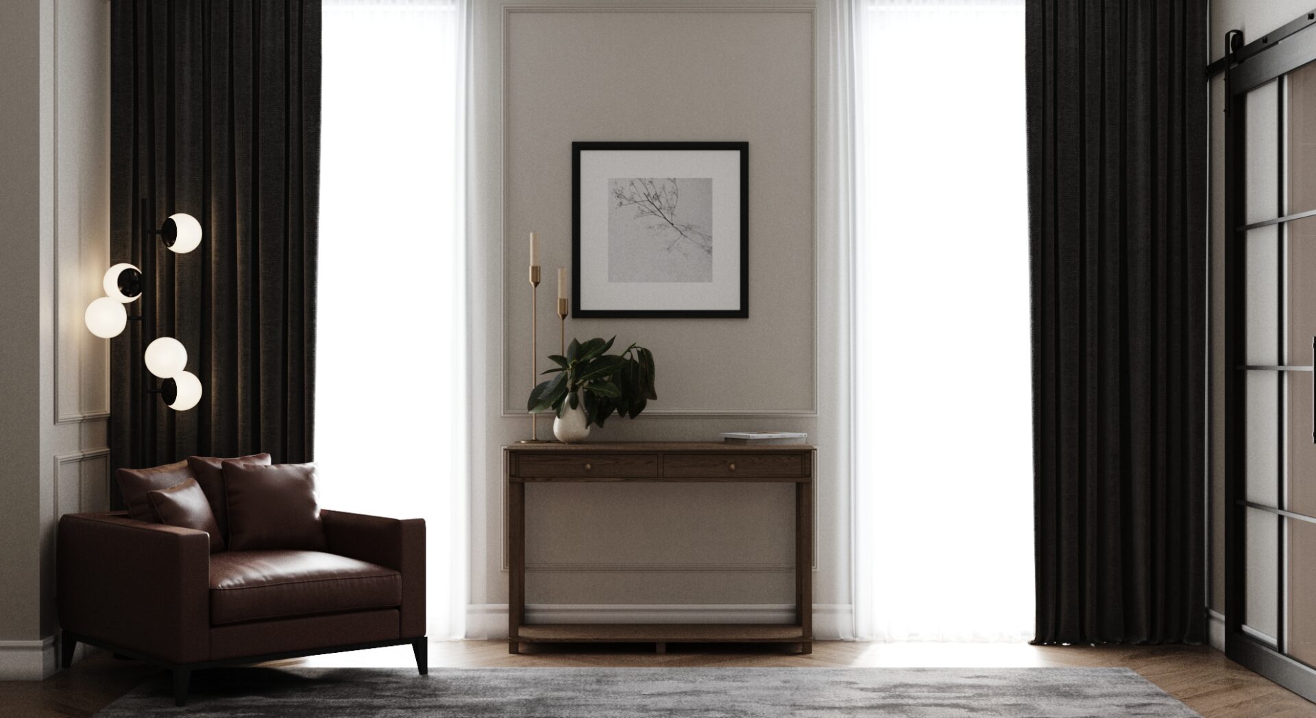 Dormitor matrimonial + dressing