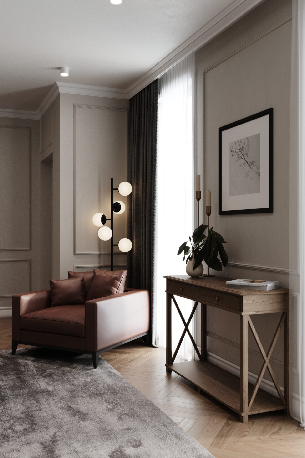 Dormitor matrimonial + dressing