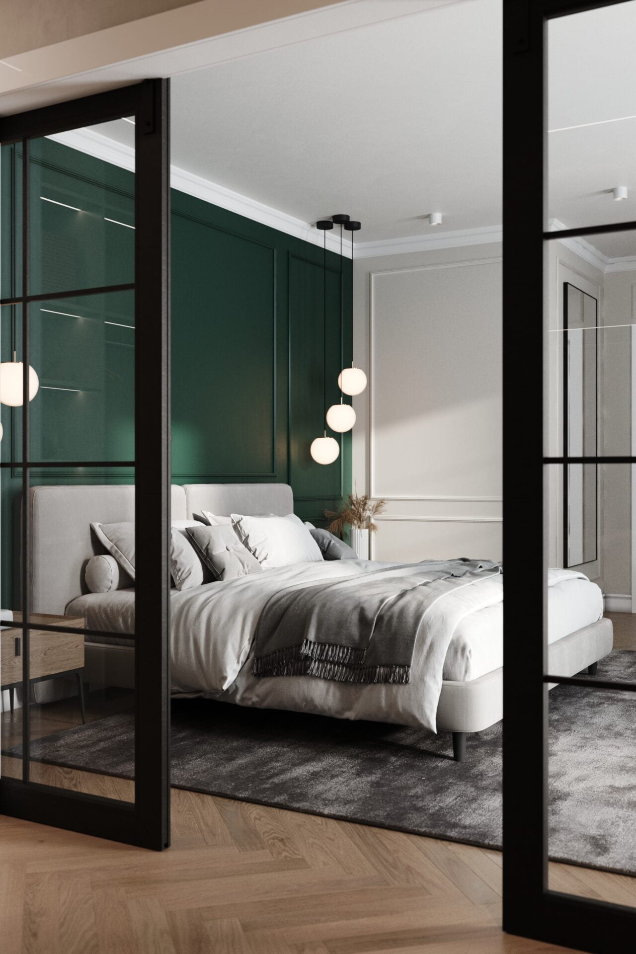 Dormitor matrimonial + dressing