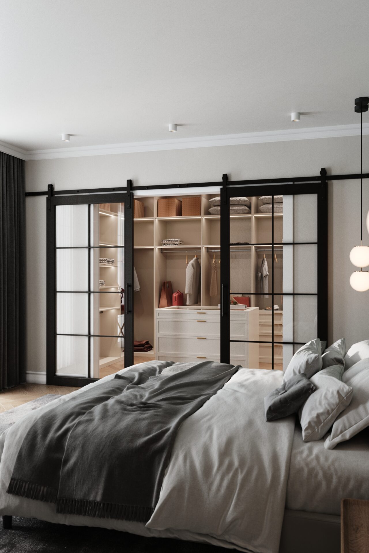 Dormitor matrimonial + dressing