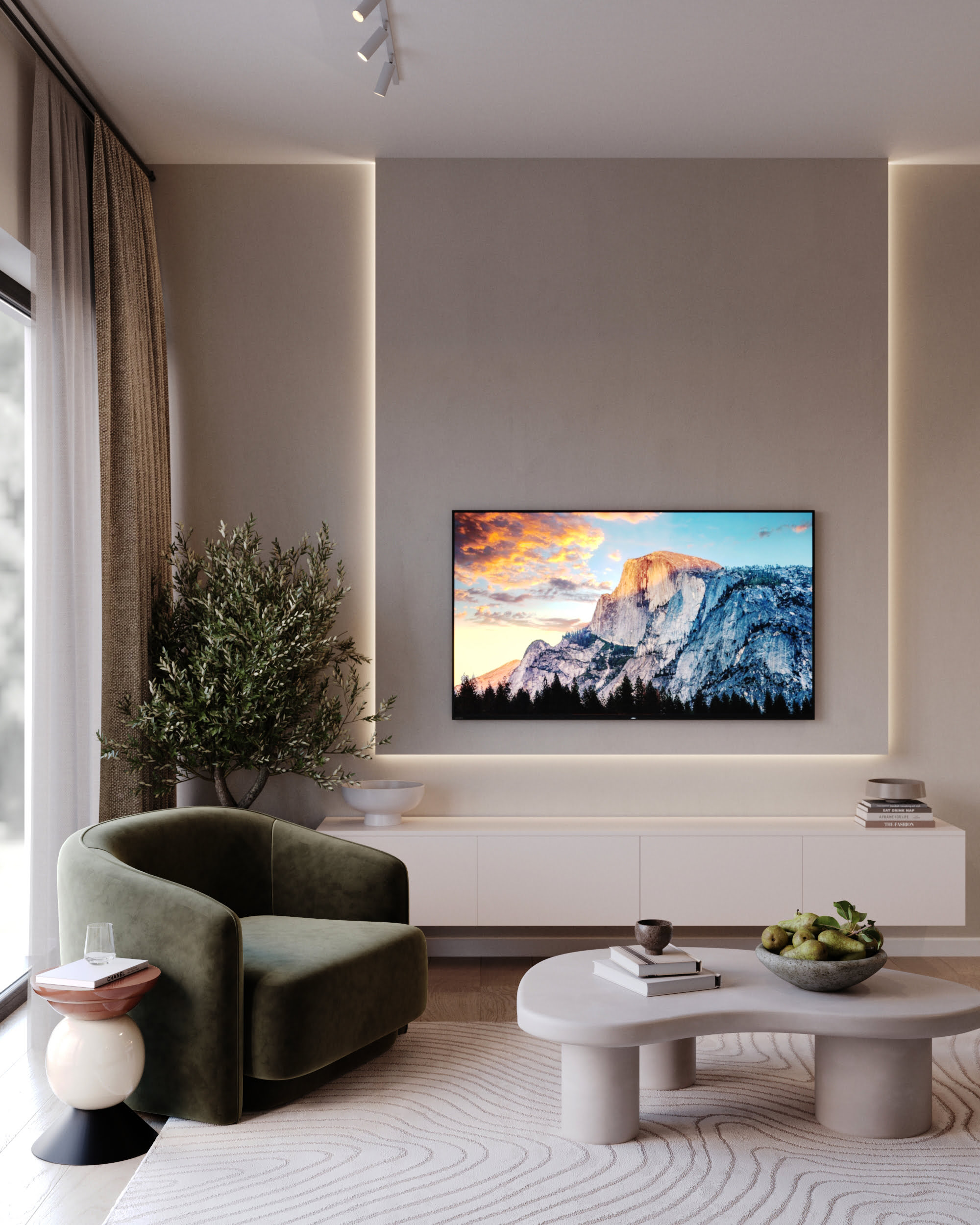 Livingroom + bucatarie