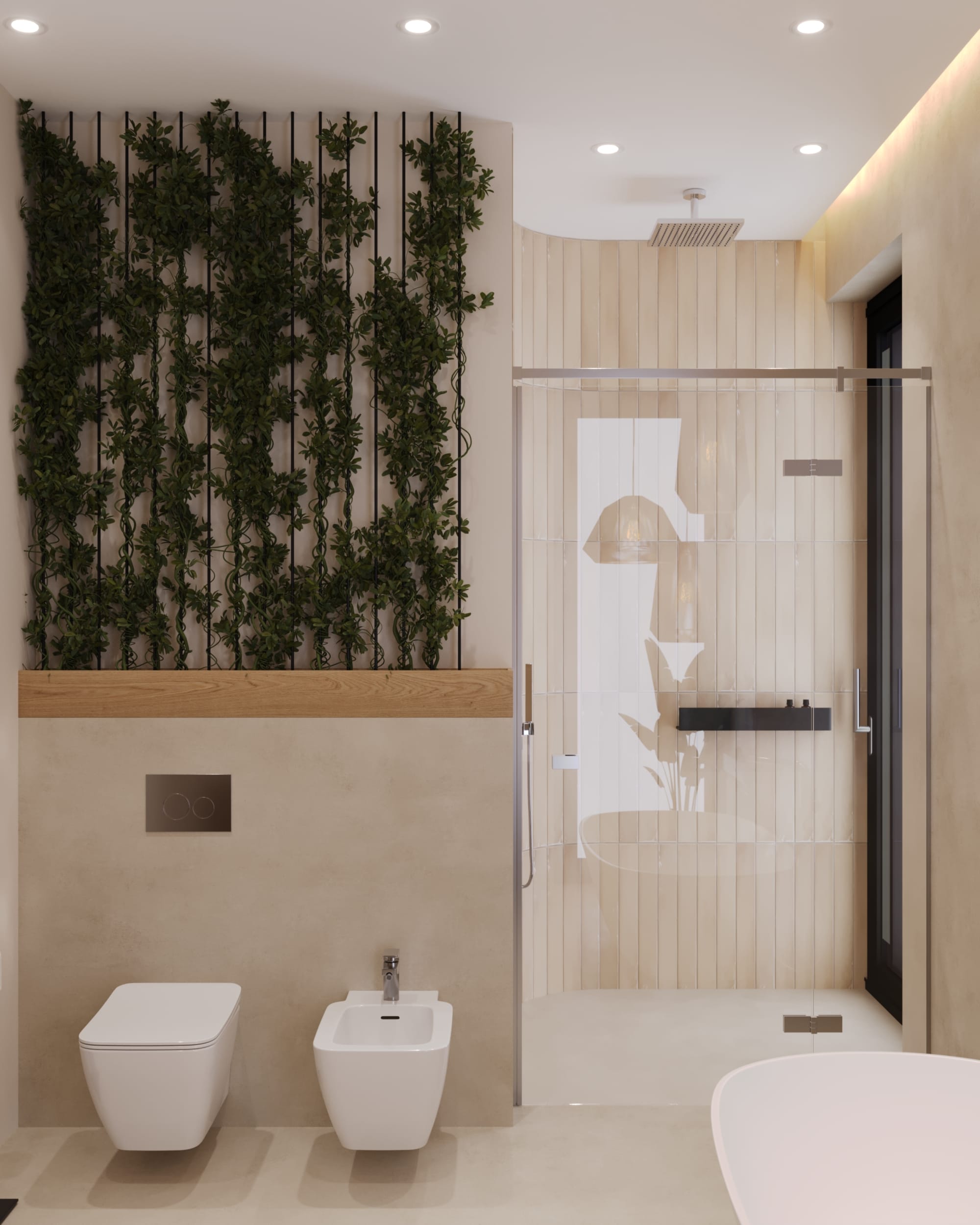 Dormitor master + baie