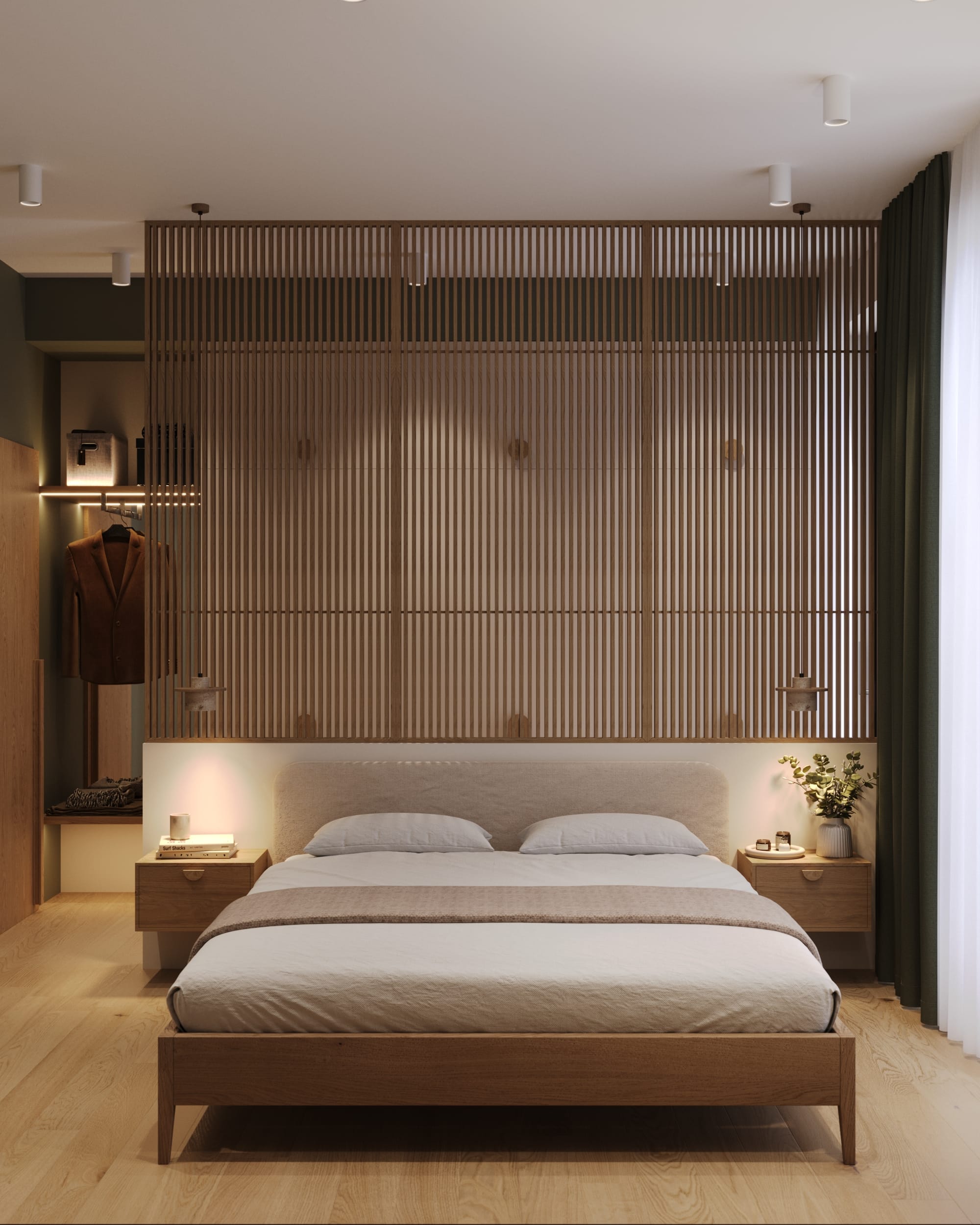 Dormitor master + baie