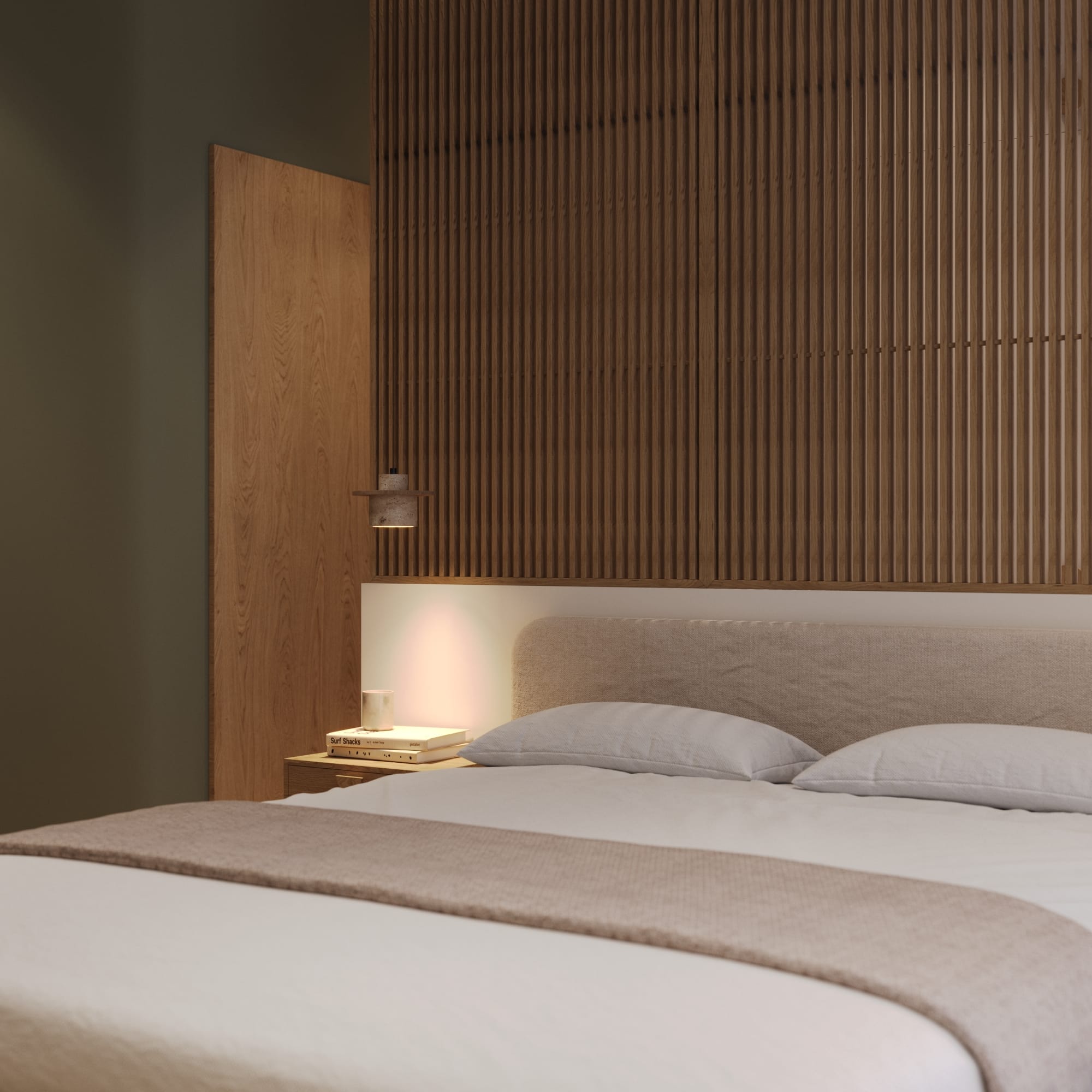 Dormitor master + baie