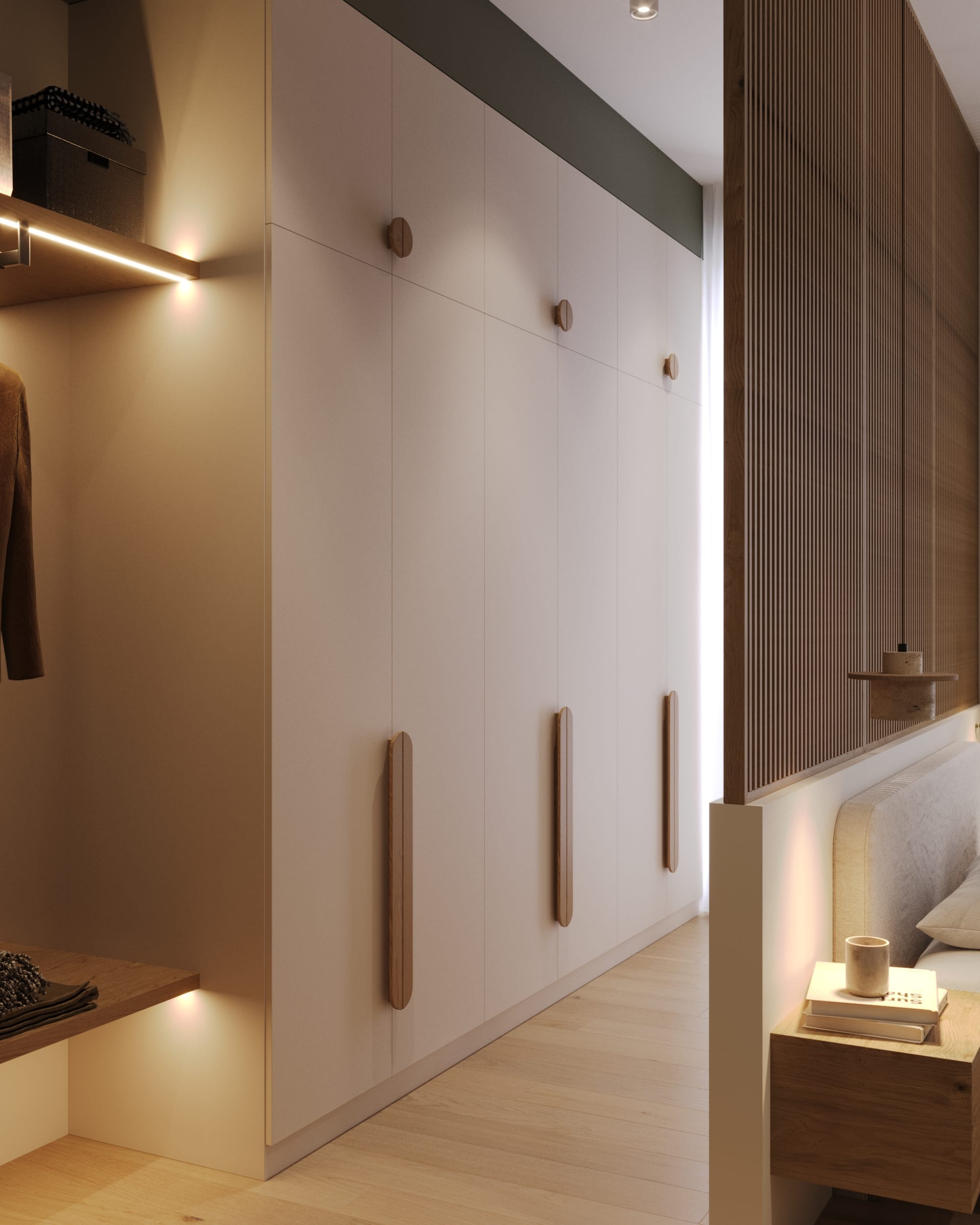 Dormitor master + baie