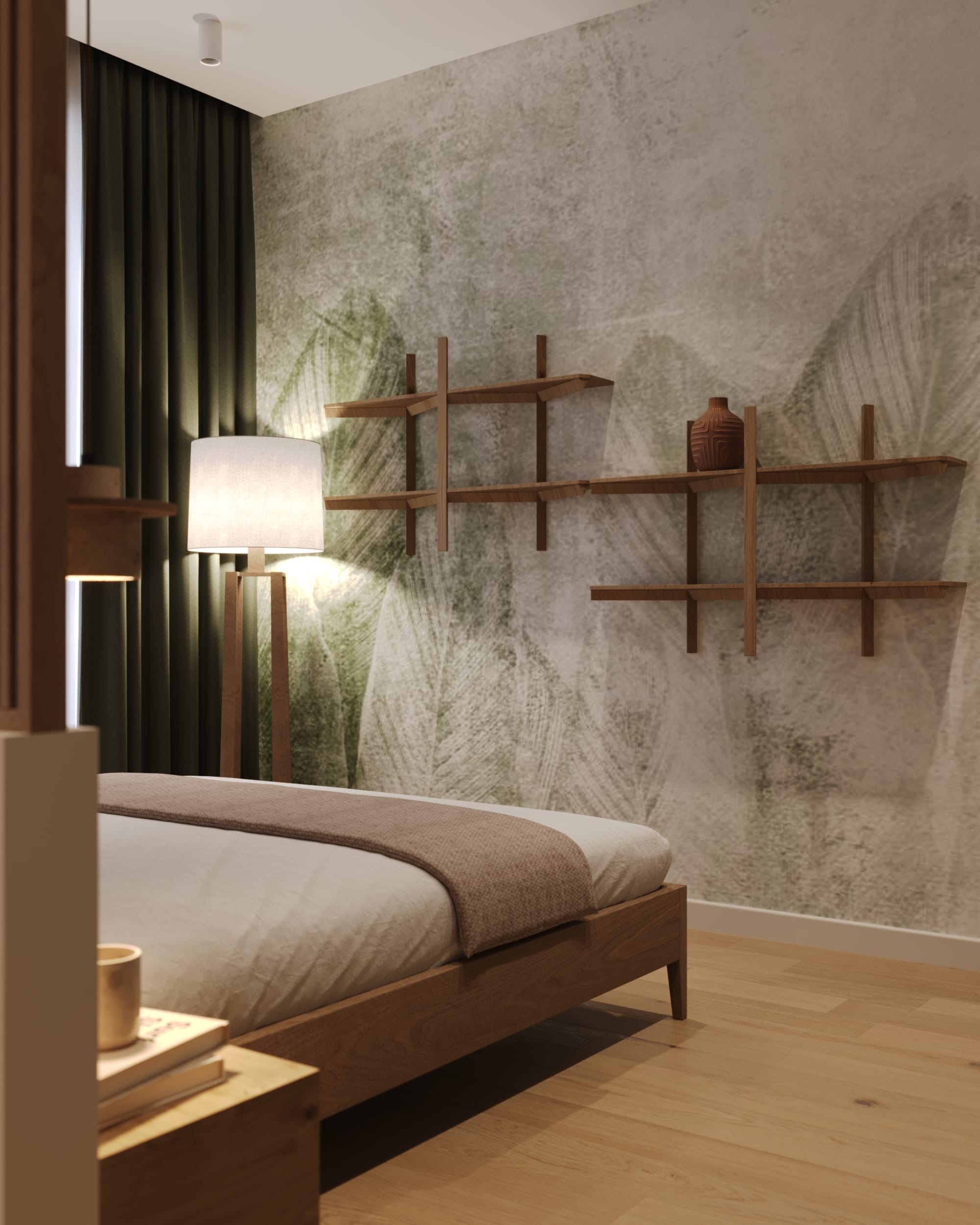 Dormitor master + baie