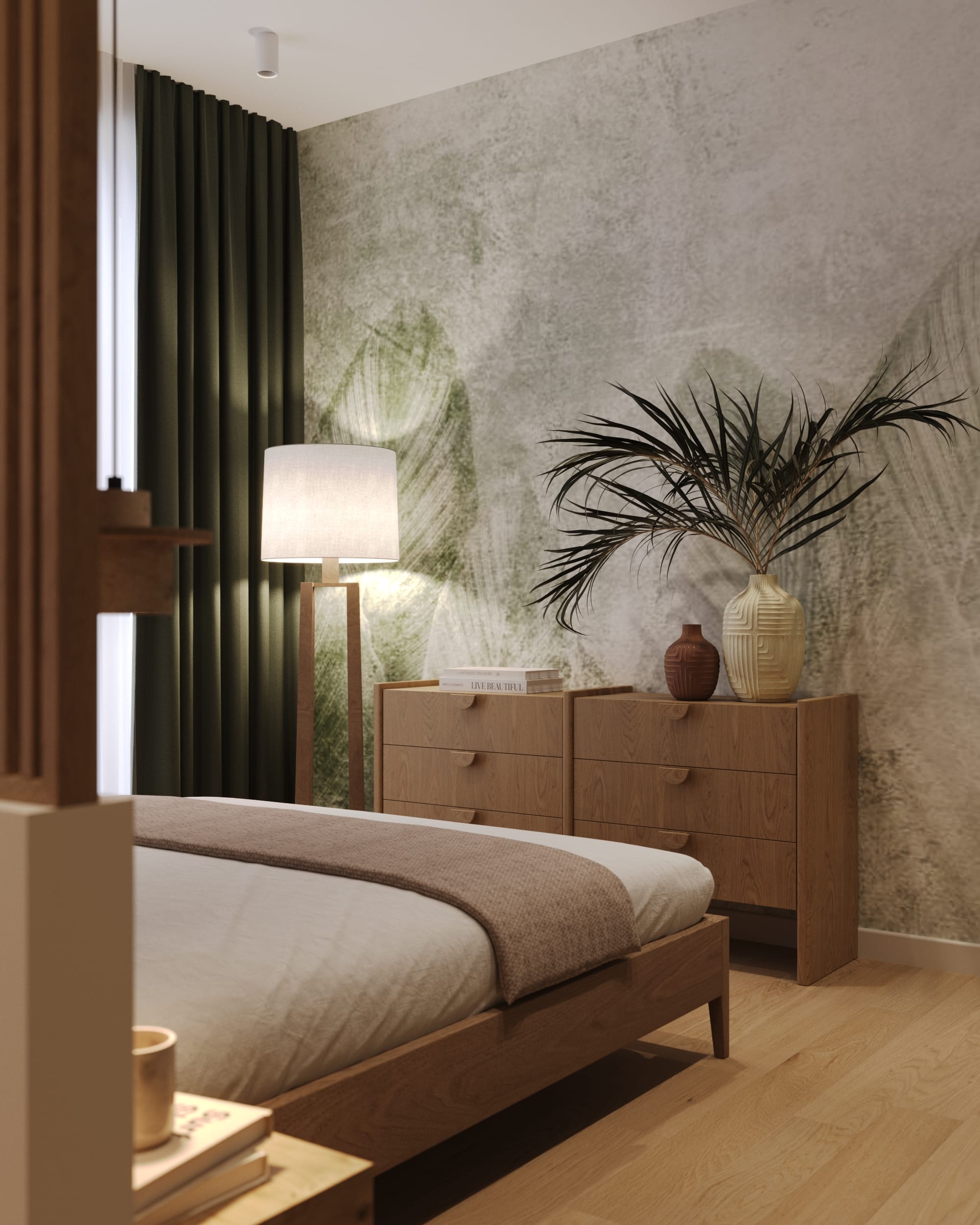 Dormitor master + baie