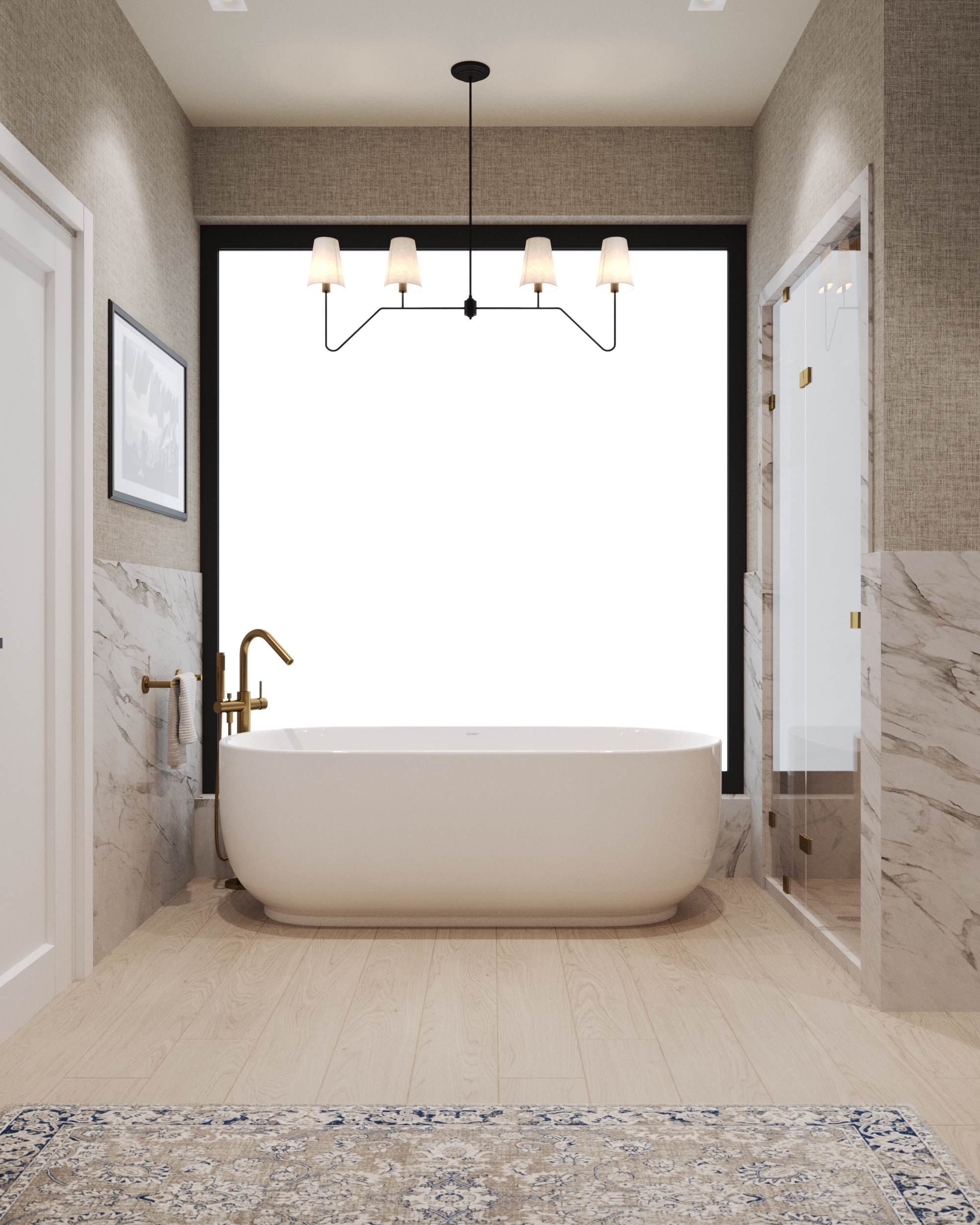 Master bathroom