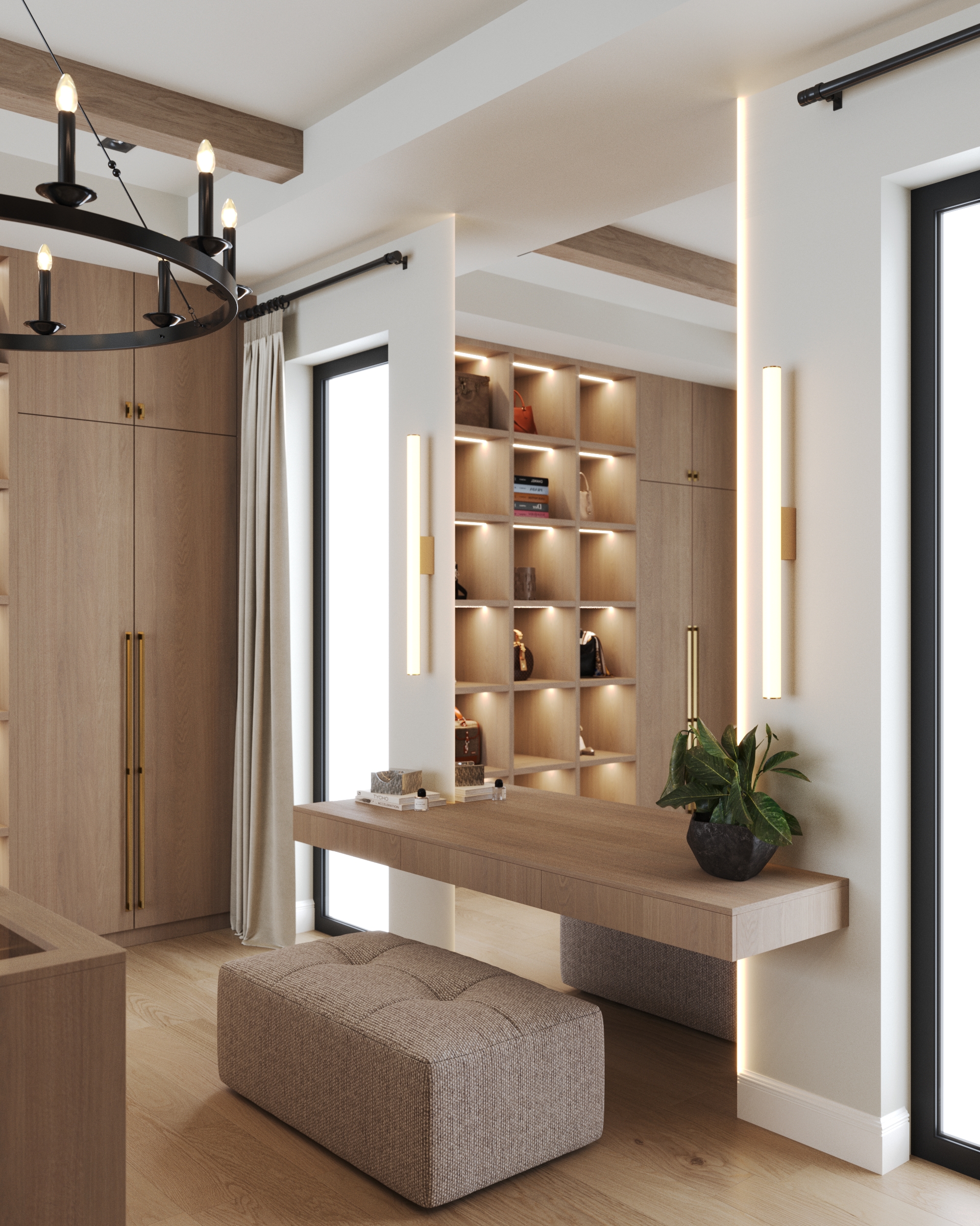 Master bedroom + dressing room