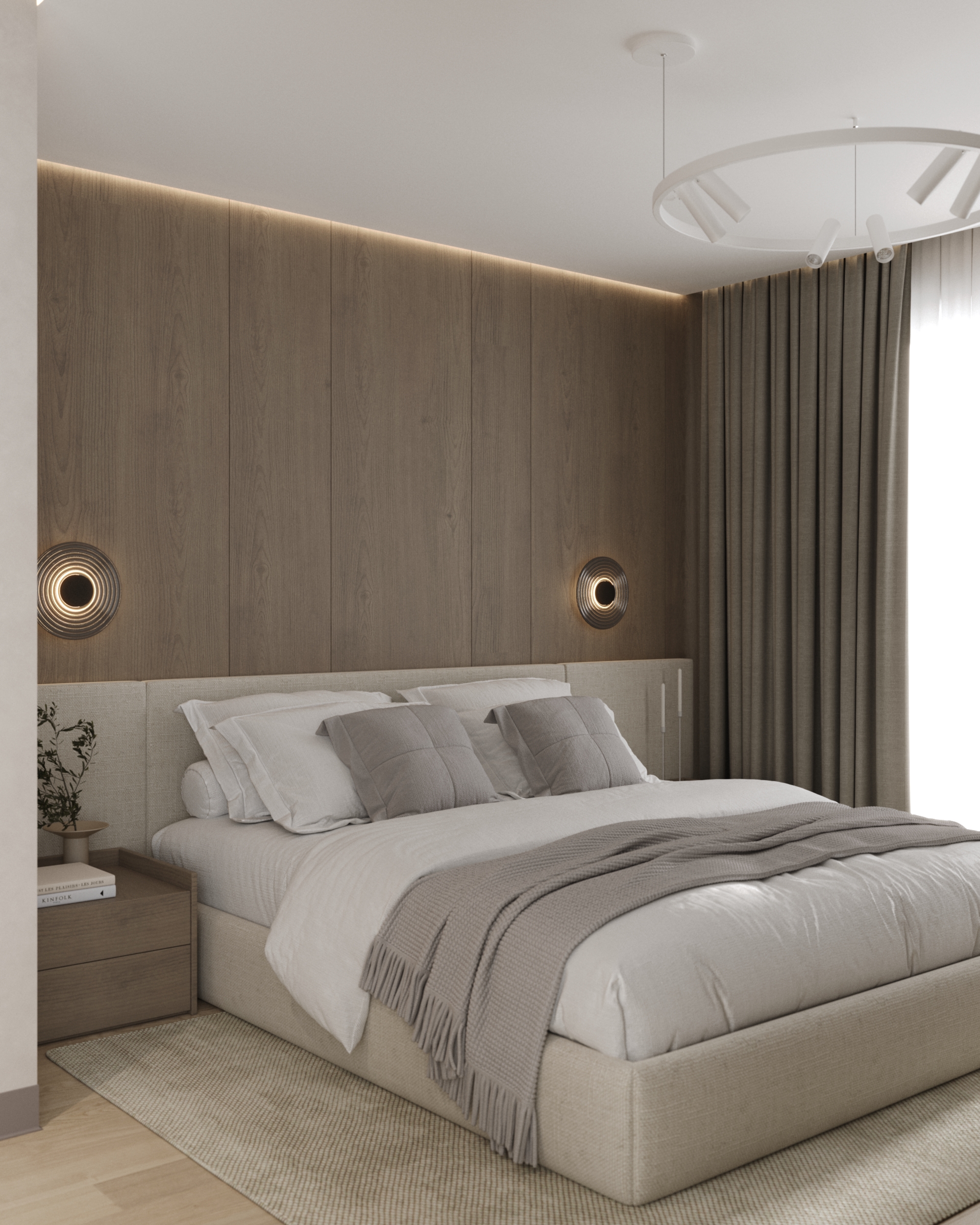 Master bedroom + dressing room